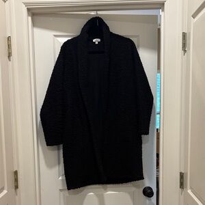 Elegant Black Teddy Jacket